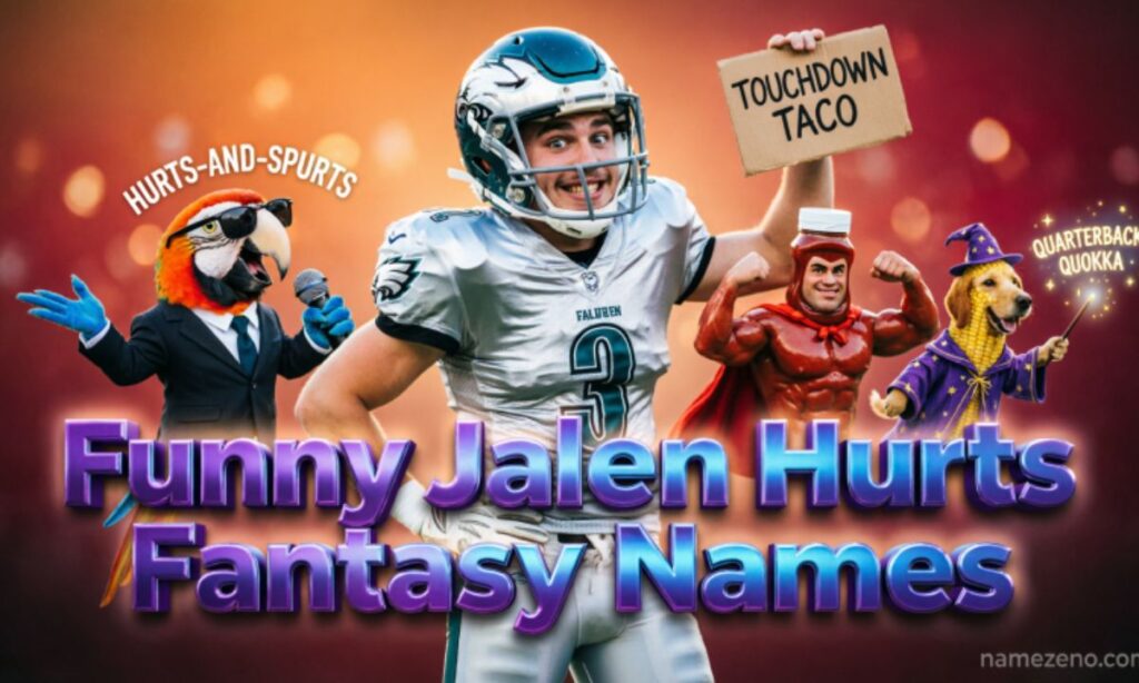 Funny Jalen Hurts Fantasy Names