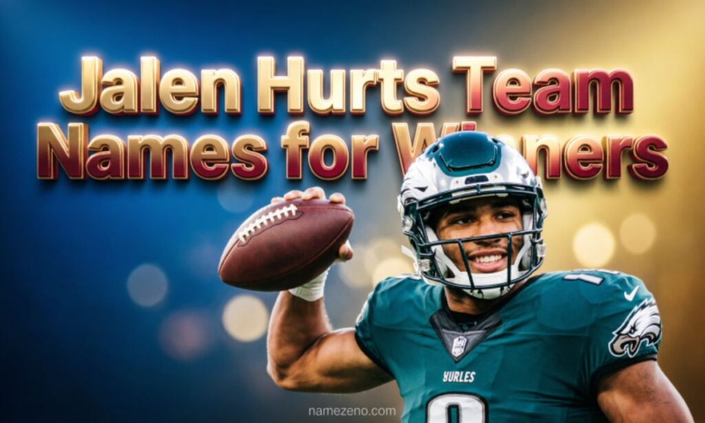 Jalen Hurts Team Names for Winners