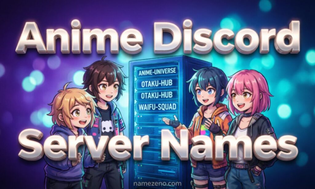 Anime Discord Server Names