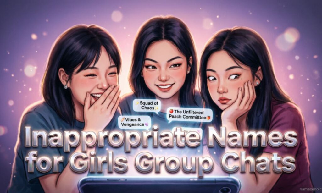 Inappropriate Names for Girls Group Chats