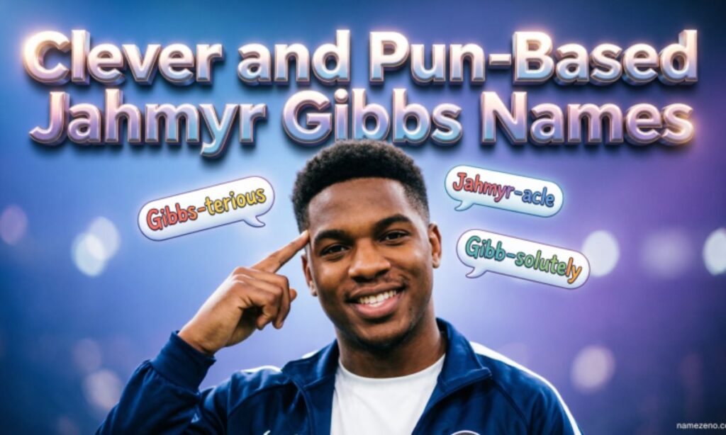 Clever and Pun-Based Jahmyr Gibbs Names