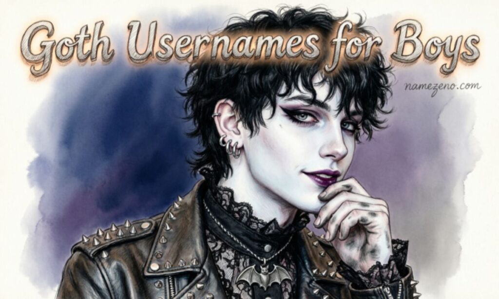 Goth Usernames for Boys