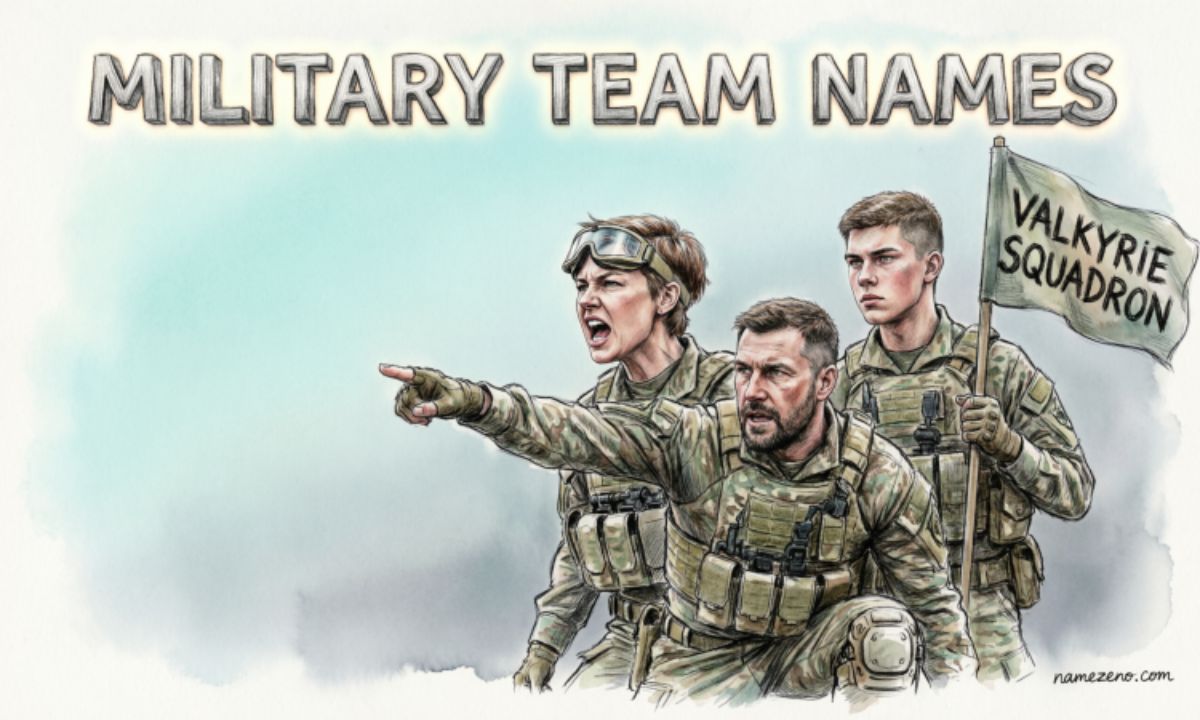 Military Team Names