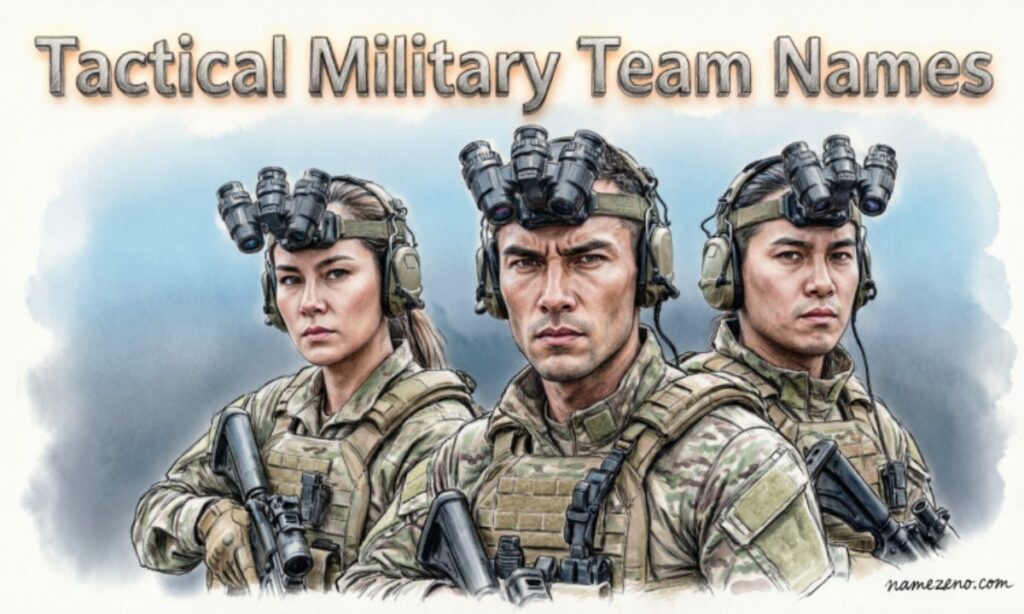 Tactical Military Team Names