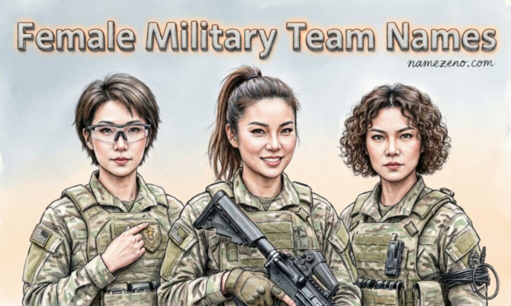 Female Military Team Names